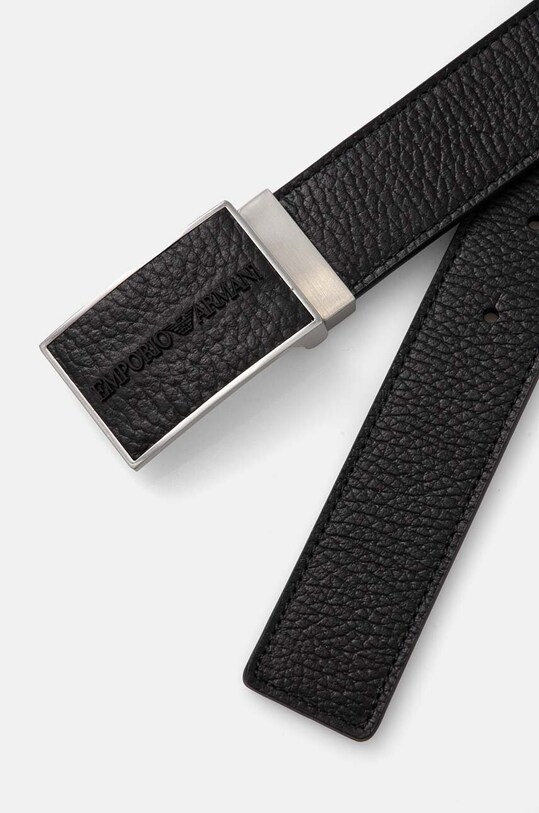 Гаманець та шкіряний ремінець Emporio Armani Y4R603.Y068E чорний