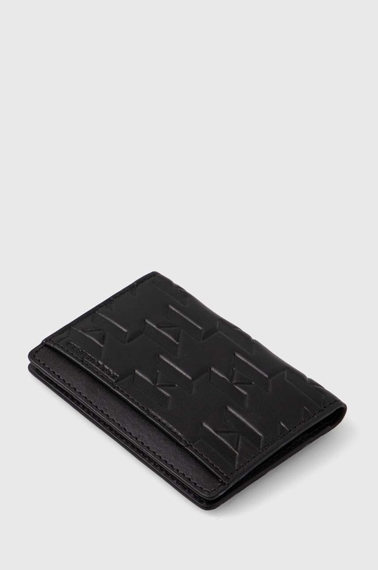 Δερμάτινη θήκη για κάρτες Karl Lagerfeld 245M3205 μαύρο AW24