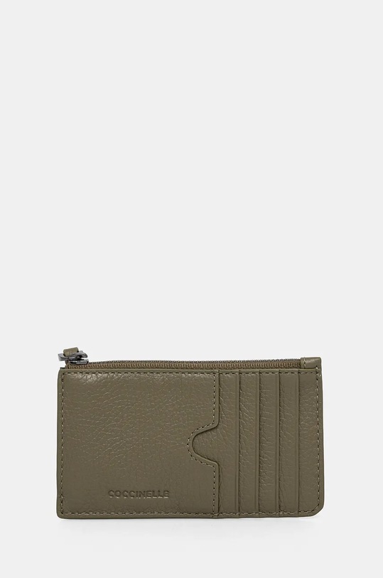 Coccinelle portofel de piele MAN SOFT piele verde E2.MUK.87.02.01.S