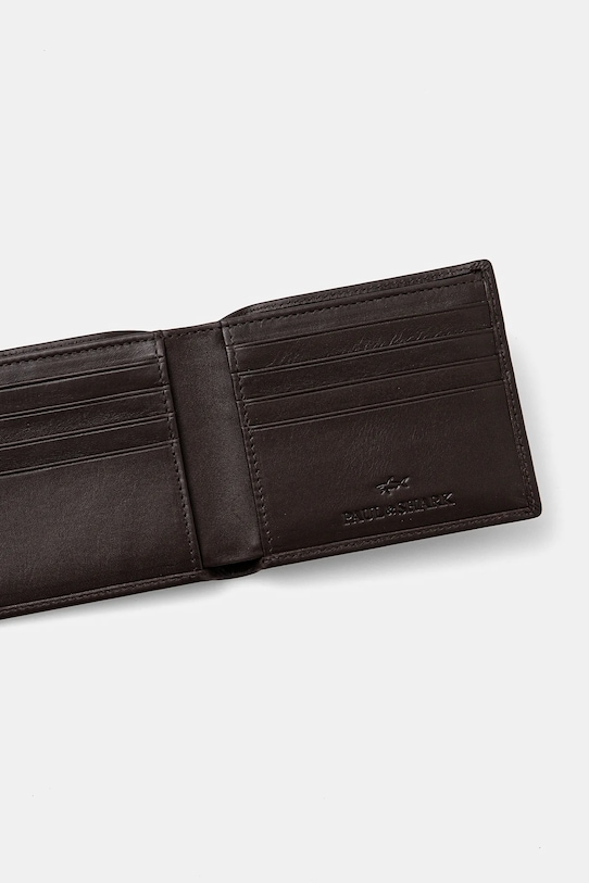 Accesorii Paul&Shark portofel de piele 14318115 maro