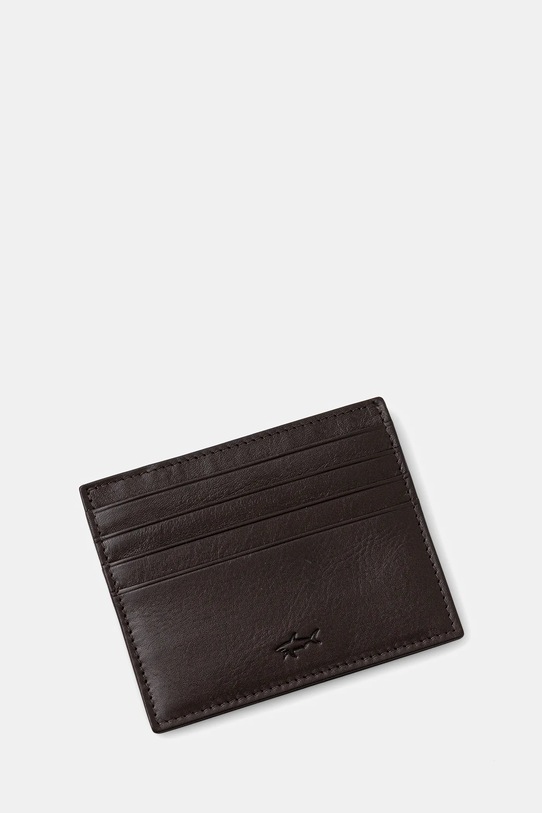 Paul&Shark etui na karty skórzane 14318116 brązowy AA00