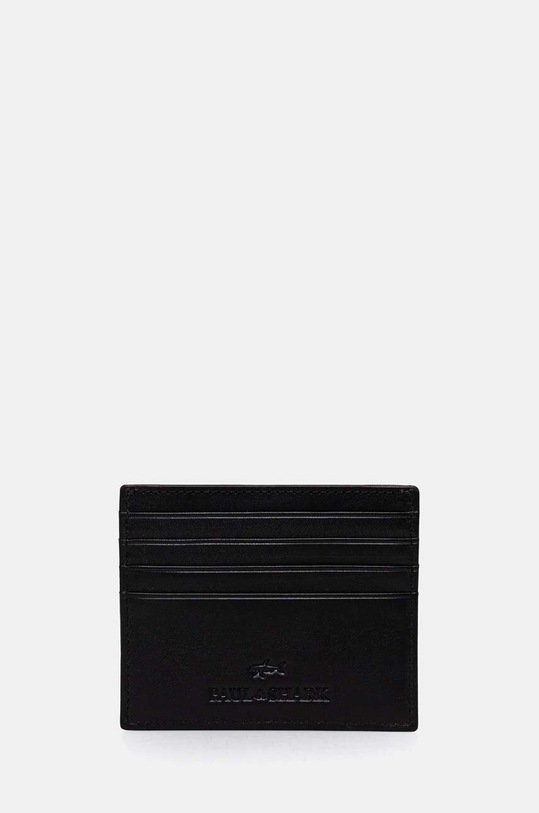 Paul&Shark etui na karty skórzane etui na karty czarny 14318116