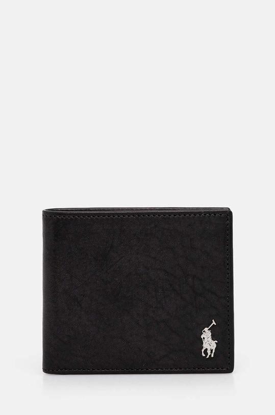 Polo Ralph Lauren portfel skóra licowa czarny 405945983