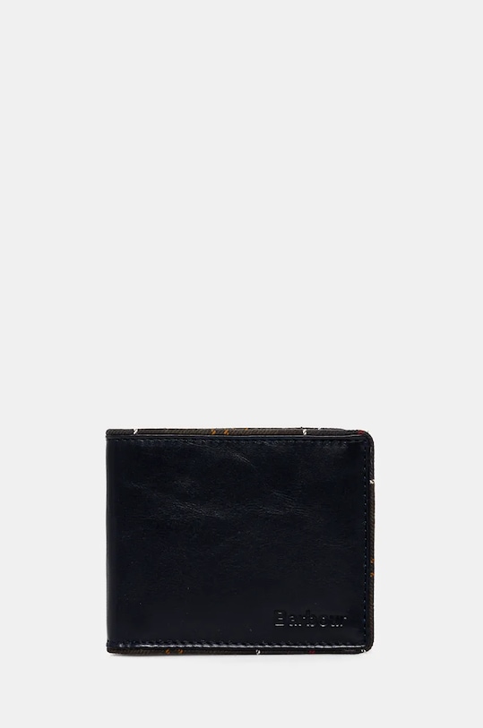 Гаманець Barbour лицьова шкіра темно-синій MLG0069