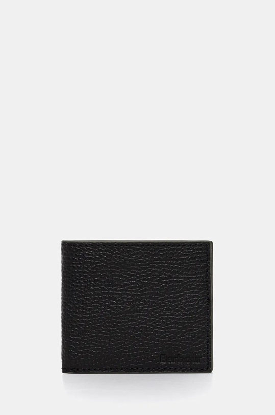 Barbour portafoglio in pelle semplice nero MLG0021