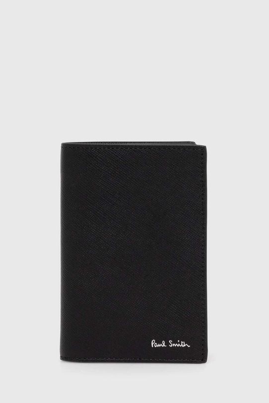 Kožená peněženka Paul Smith přírodní kůže černá M1A.4774.NMISTR