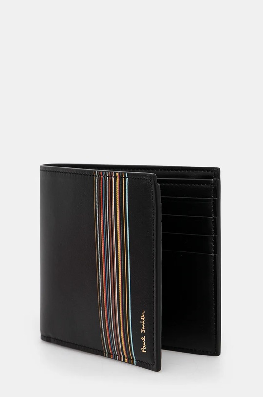 Кожаный кошелек Paul Smith M1A.4832.LFISIG чёрный AW24