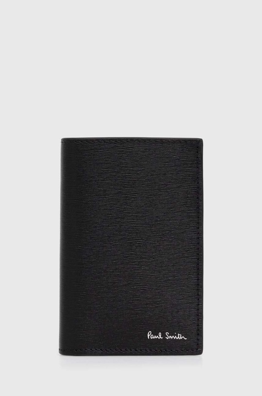Paul Smith leather wallet plain black M1A.4774.NSTRGS