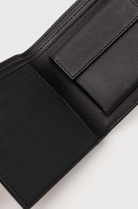 A.P.C. portofel de piele new portefeuille london PXBJQ.H63340 negru AW24