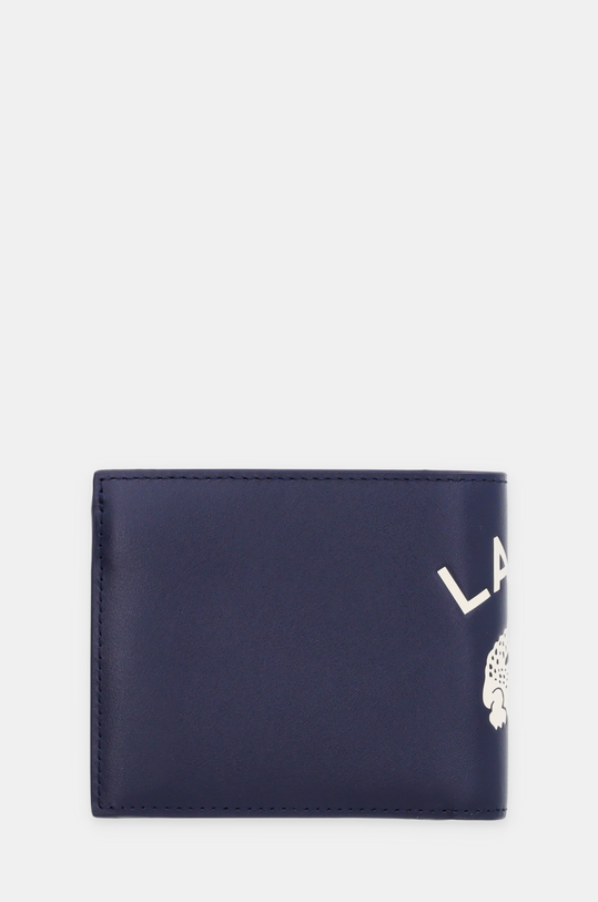Δερμάτινο πορτοφόλι Lacoste NH4662FW σκούρο μπλε AW24
