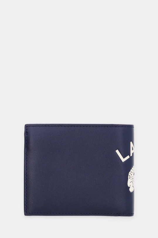 Δερμάτινο πορτοφόλι Lacoste NH4662FW σκούρο μπλε AW24