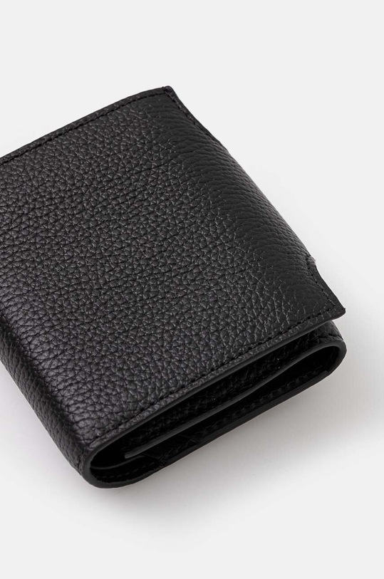 A.P.C. leather wallet Trifold Charles PXBLH.H63593.LZZ black AW24
