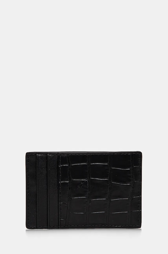 Michael Kors carcasa din piele 39F4LHDD0K negru AW24