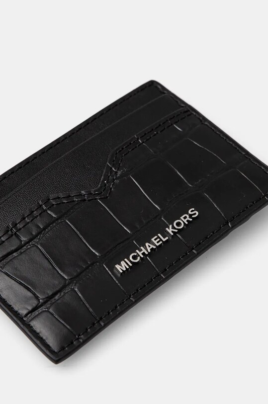 Кожаный чехол на карты Michael Kors чёрный 39F4LHDD0K