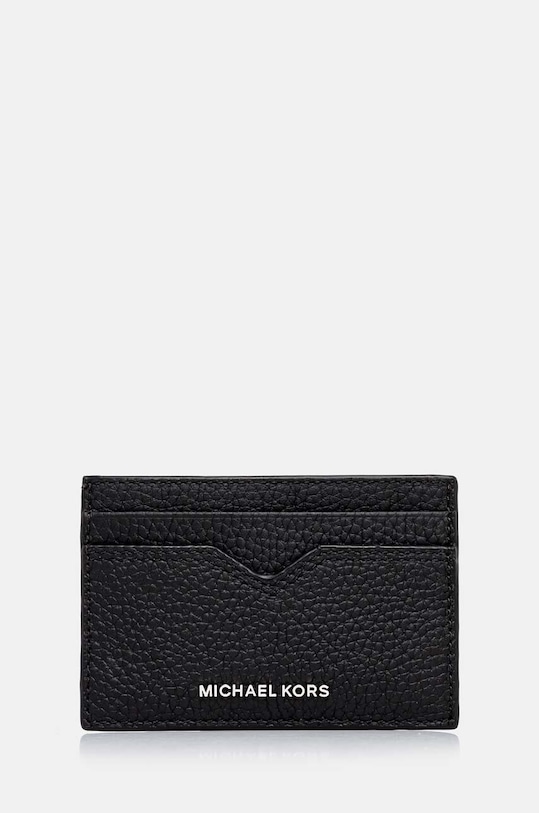 Kožni etui za kartice Michael Kors etui za kartice crna 39F4LHDD0L