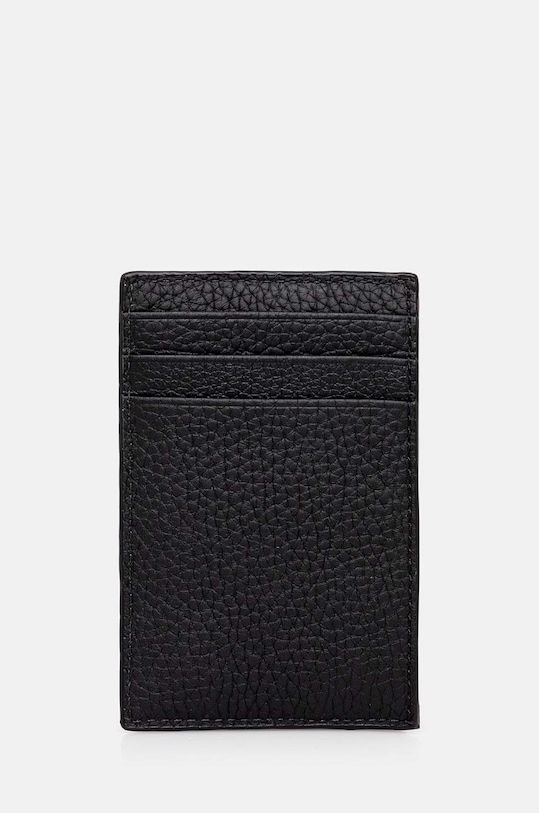 Kožni etui za kartice Michael Kors 39F4LHDD0L crna AW24