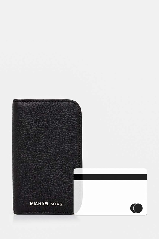 Michael Kors portfel skórzany 39F4LHDD0O czarny