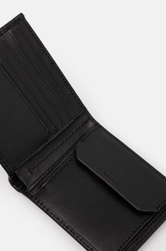 Akcesoria Calvin Klein portfel skórzany K50K512269 czarny