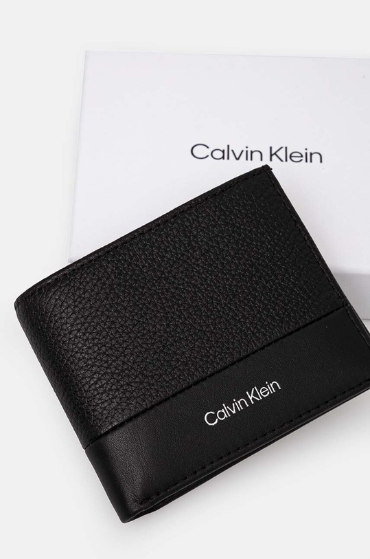 Calvin Klein portfel skórzany czarny K50K512269
