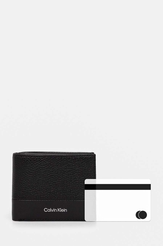 Calvin Klein portfel skórzany K50K512269 czarny