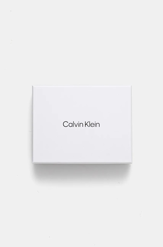 Kožená peněženka Calvin Klein černá K50K512291