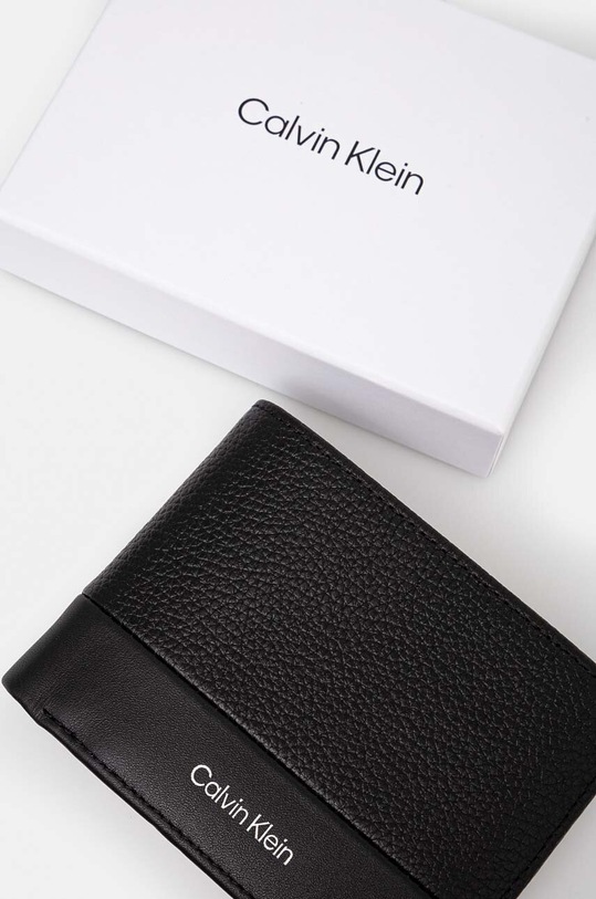 Kožni novčanik Calvin Klein K50K512314 crna