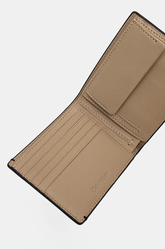 Calvin Klein portfel skórzany K50K512489 czarny AW24