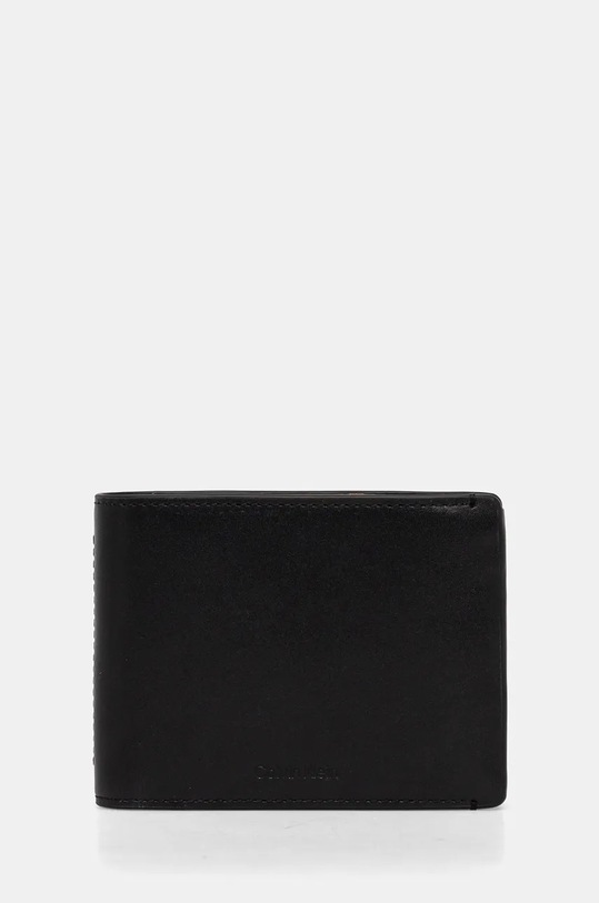 Kožni novčanik Calvin Klein bez uzorka crna K50K512498