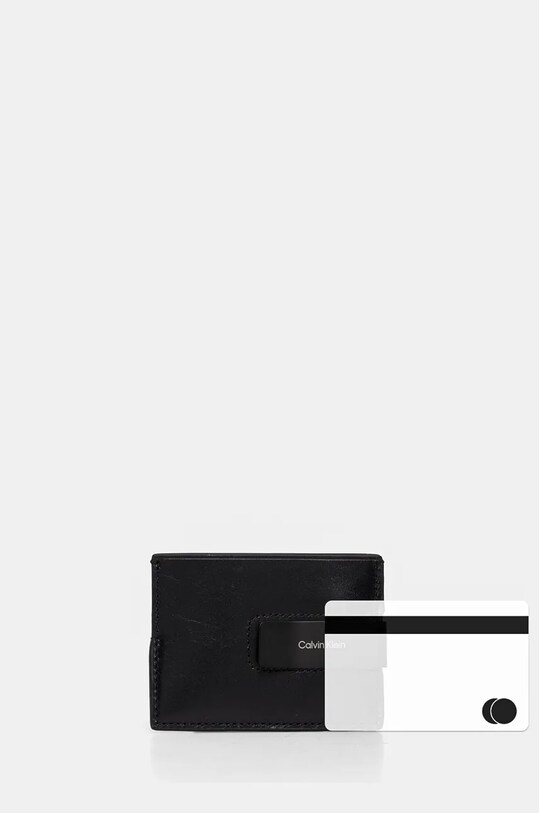 Calvin Klein carcasa din piele negru K50K512499