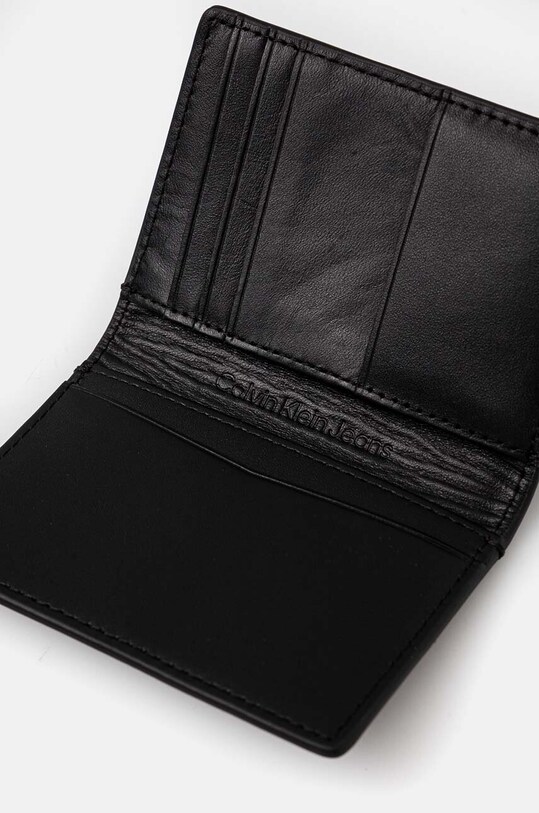 Аксесуари Шкіряний чохол на банківські карти Calvin Klein Jeans K50K512595 чорний