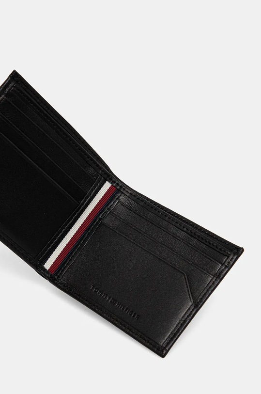 Tommy Hilfiger portfel skórzany + brelok AM0AM12788 czarny