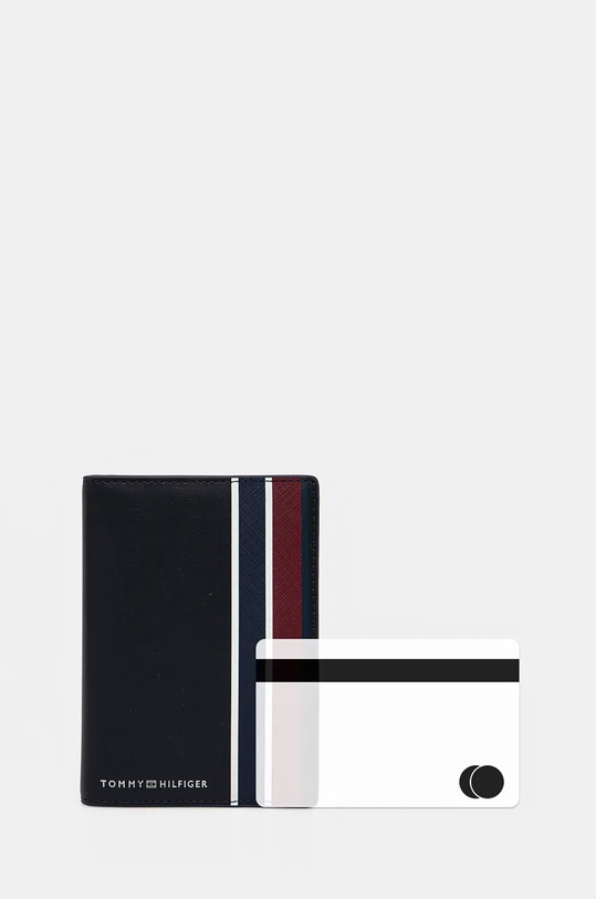 Kožni etui za putovnicu Tommy Hilfiger AM0AM12789