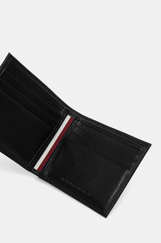 Tommy Hilfiger portfel i etui na karty skórzane czarny AM0AM12794