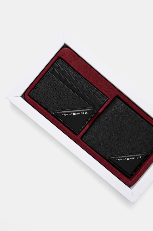 Tommy Hilfiger portfel i etui na karty skórzane AM0AM12794