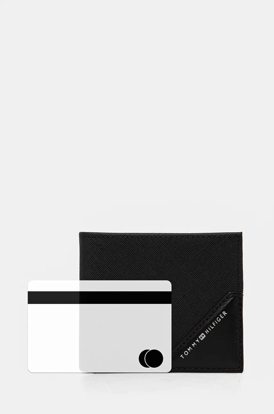 Tommy Hilfiger portfel i etui na karty skórzane AM0AM12794