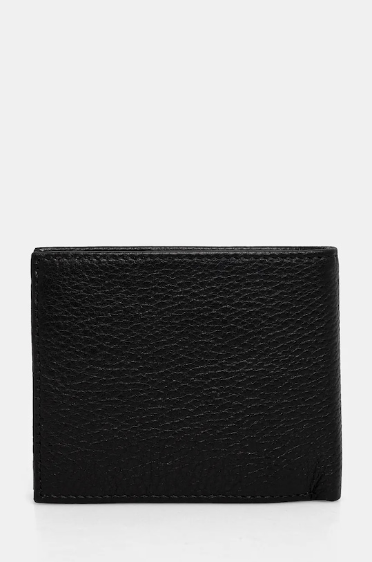Akcesoria Tommy Hilfiger portfel skórzany AM0AM13141 czarny