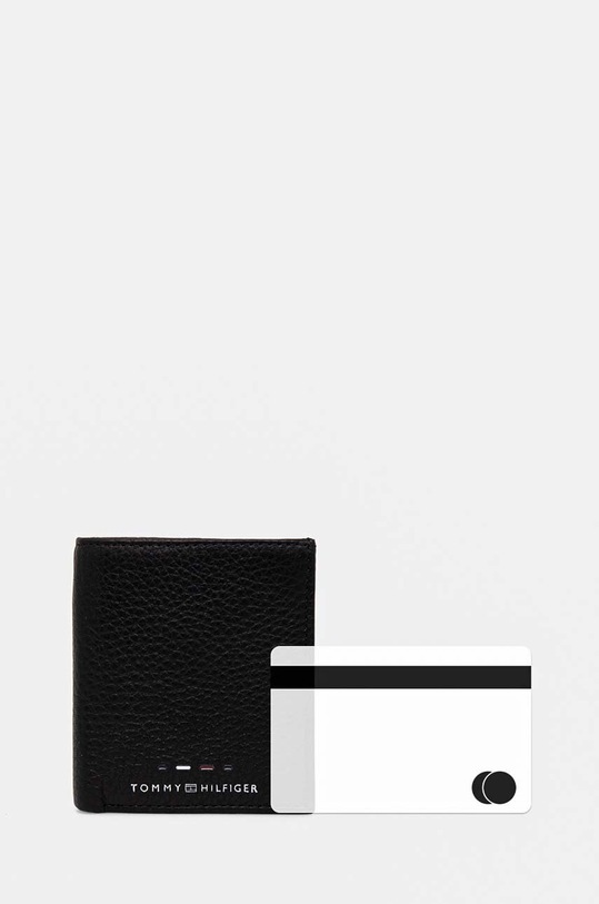 Tommy Hilfiger portofel de piele AM0AM12756 negru