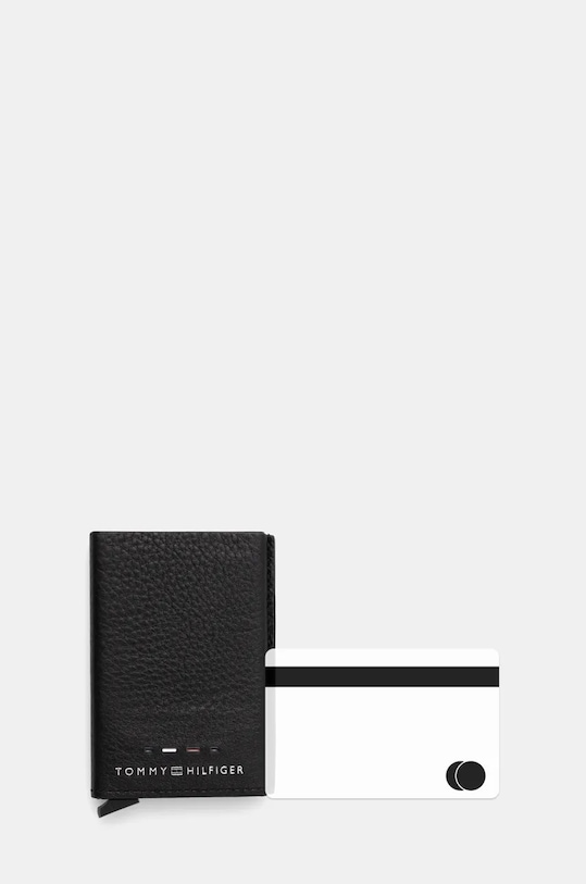 Pouzdro na karty Tommy Hilfiger černá AM0AM12760