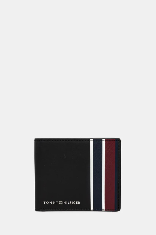 Peněženka Tommy Hilfiger přírodní kůže černá AM0AM12779