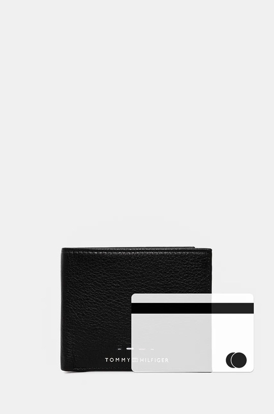 Novčanik Tommy Hilfiger AM0AM12781 crna