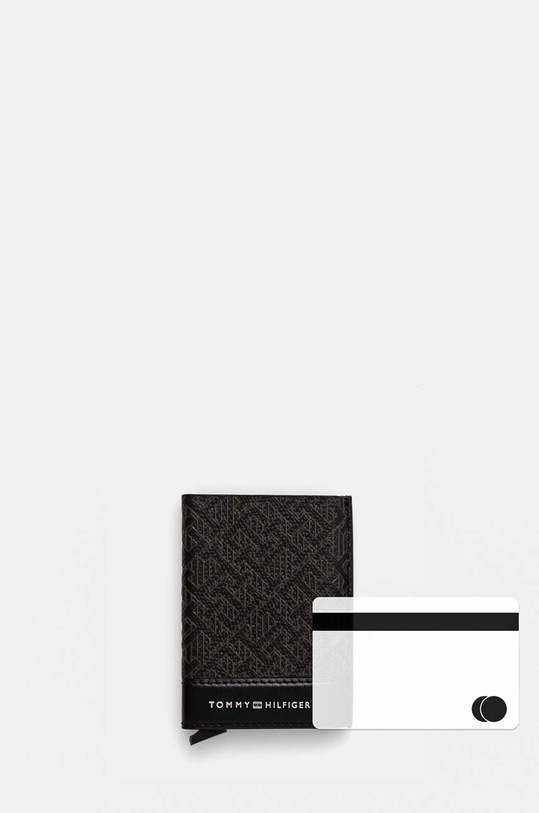 Tommy Hilfiger etui na karty skórzane AM0AM12783 czarny