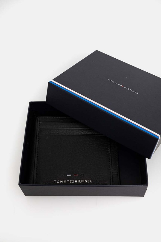 Кожен портфейл Tommy Hilfiger черен AM0AM13296