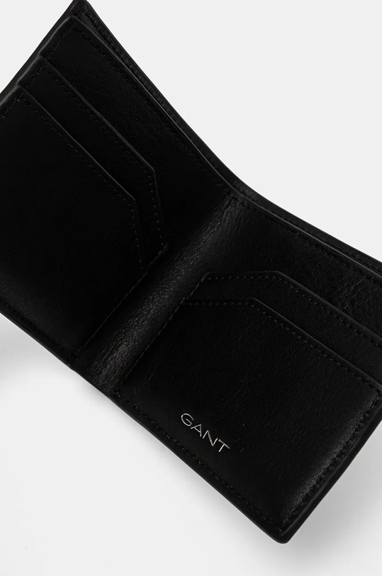 Kožená peněženka Gant 9970066 černá AW24