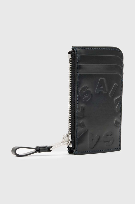 Шкіряний гаманець AllSaints ISAMU M168XB чорний AW24