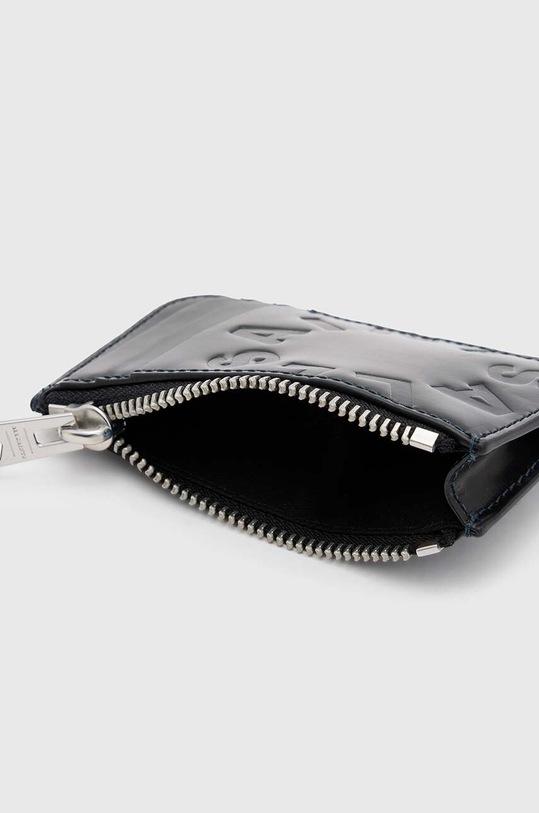 Шкіряний гаманець AllSaints ISAMU M168XB чорний