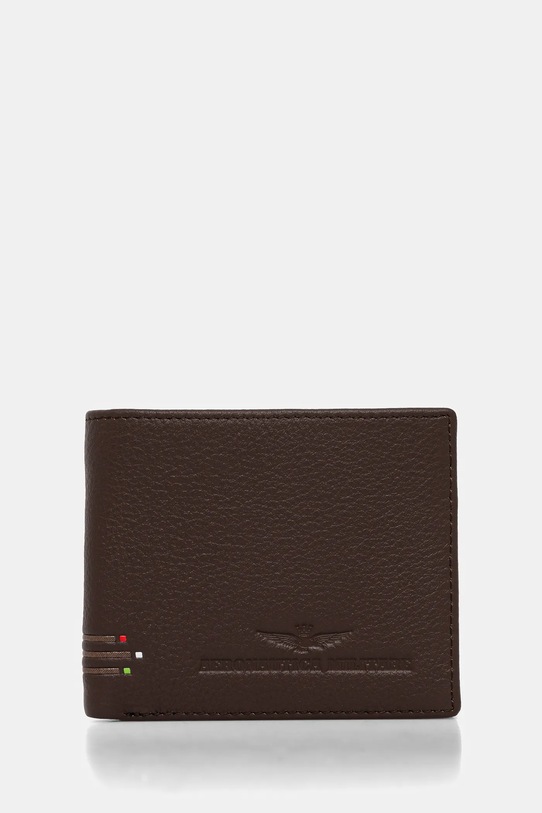 Peněženka a klíčenka Aeronautica Militare CN AM190 hnědá AW24