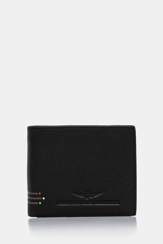 Aeronautica Militare portofel și breloc CN AM190 negru AW24