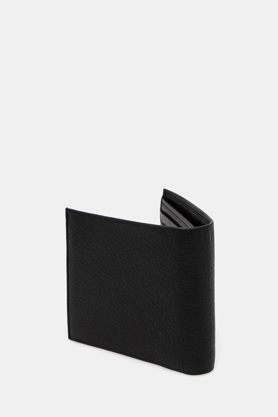 Usnjena denarnica BOSS 50529513 črna AW24