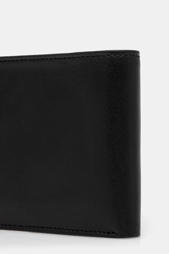 Maison Kitsuné leather wallet Fox Head Bifold MM05344LR0001 black AW24