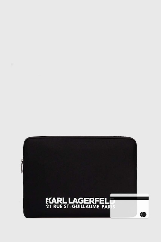 Калъф за лаптоп Karl Lagerfeld черен 245M3203